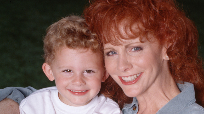 Reba McEntire with young Shelby Blackstock 