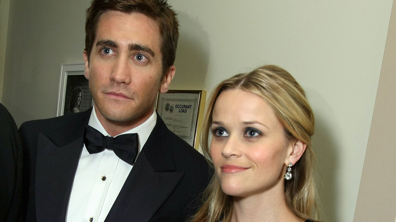 Jake Gyllenhaal and Reese Witherspoon at an event