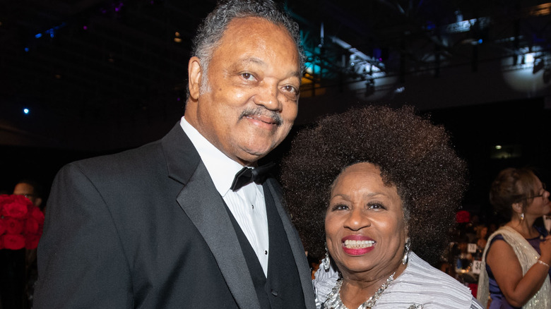 Jesse Jackson and his wife Jacqueline Brown in 2018