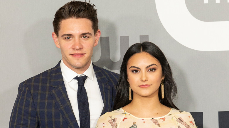 Camila Mendes and Casey Cott red carpet for CW