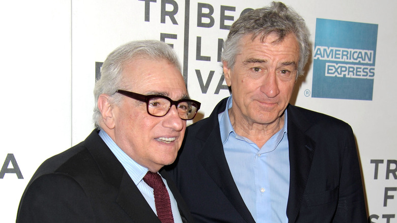 Robert De Niro and Martin Scorsese posing together