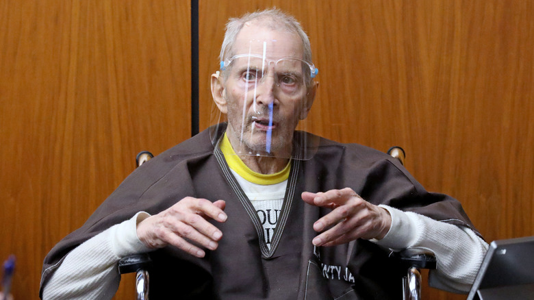 Robert Durst at a courtroom trial in August of 2021