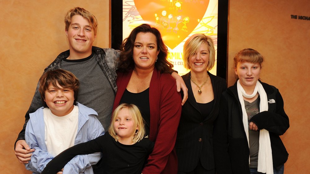 Rosie O'Donnell with family