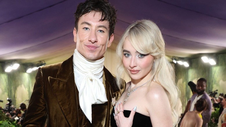 Barry Keoghan and Sabrina Carpenter attend the 2024 Met Gala