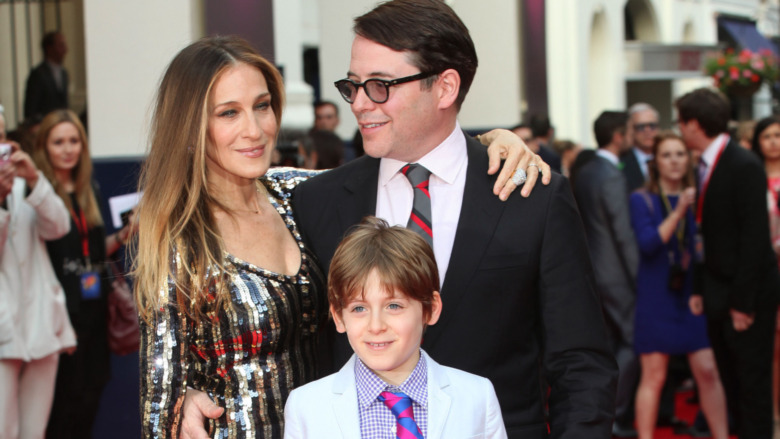 Sarah Jessica Parker, James Wilkie, and Matthew Broderick