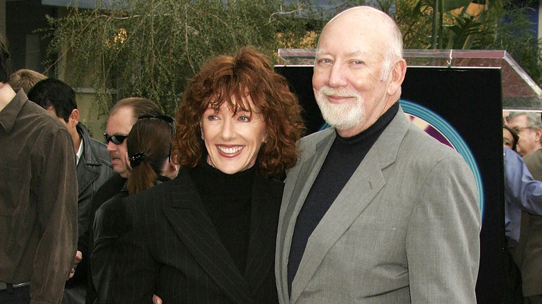 Donald Bellisario and Vivienne Bellisario pose together