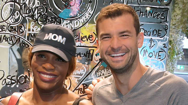 Grigor Dimitrov and Serena Williams posing together