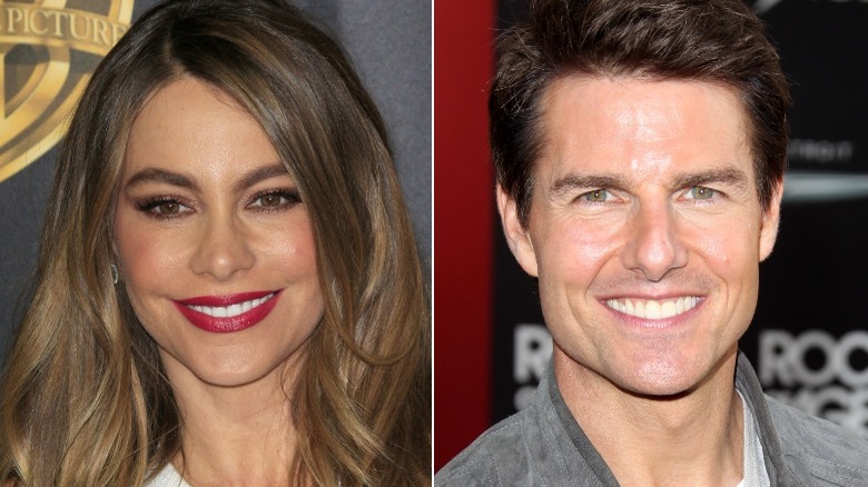 Sofia Vergara and Tom Cruise