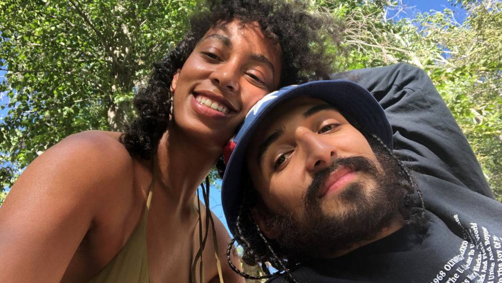 Solange Knowles and Gio Escobar were all smiles in November 2020