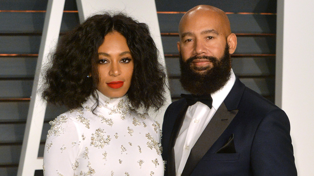 Solange Knowles and Alan Ferguson on red carpet together