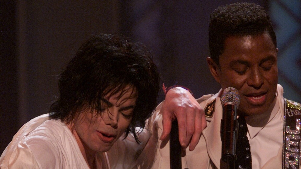 Michael and Jermaine Jackson performing together