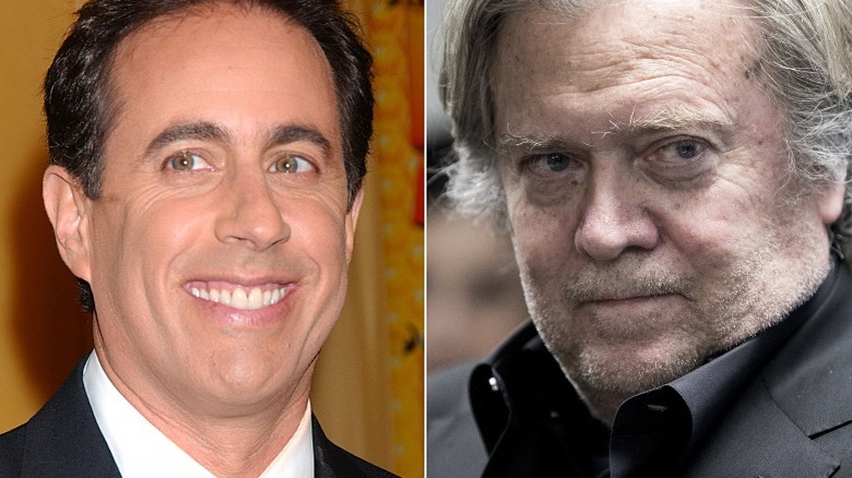 Jerry Seinfeld and Steve Bannon