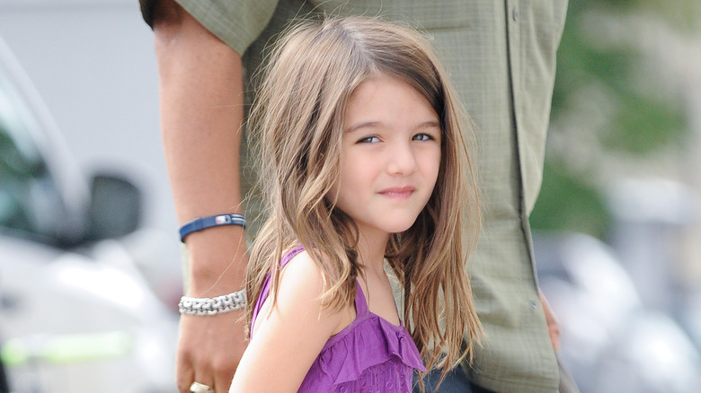 Suri Cruise walking