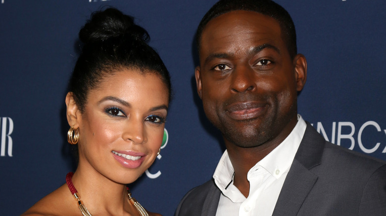 Susan Kelechi Watson, Sterling K Brown, posing together