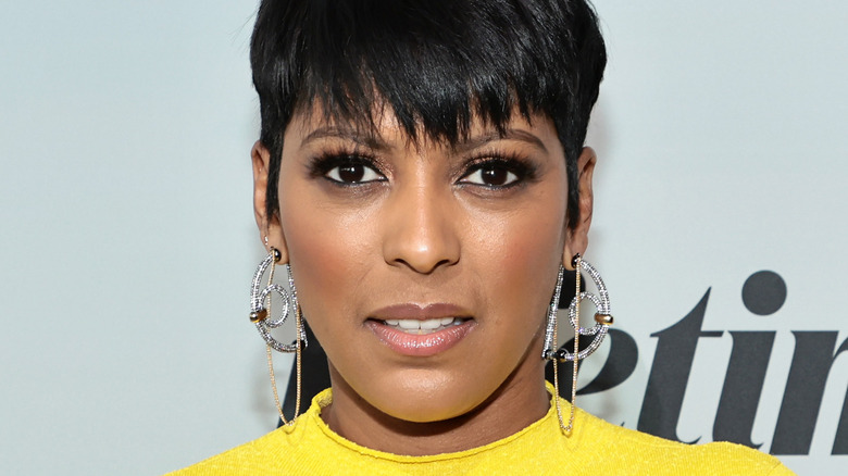 Tamron Hall wearing yellow