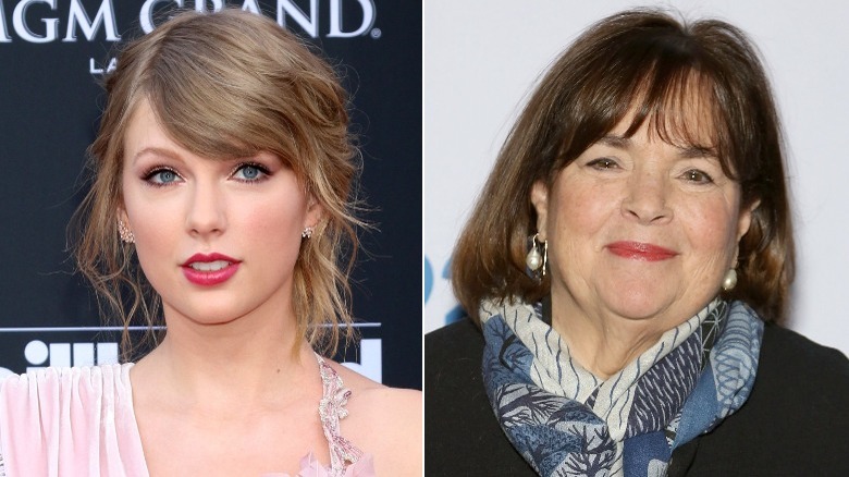Taylor Swift and Ina Garten side by side