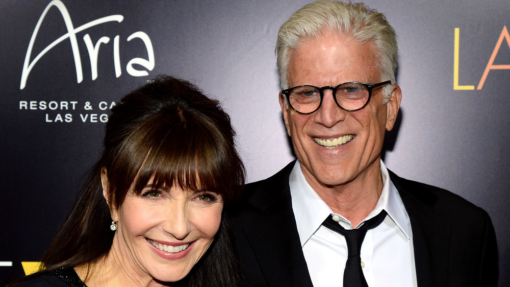 Ted Danson and Mary Steenburgen at an after party