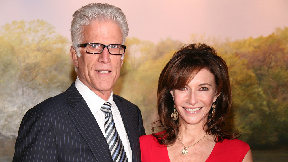 Ted Danson and Mary Steenburgen smiling 