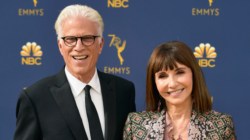 Ted Danson and Mary Steenburgen at the Emmys