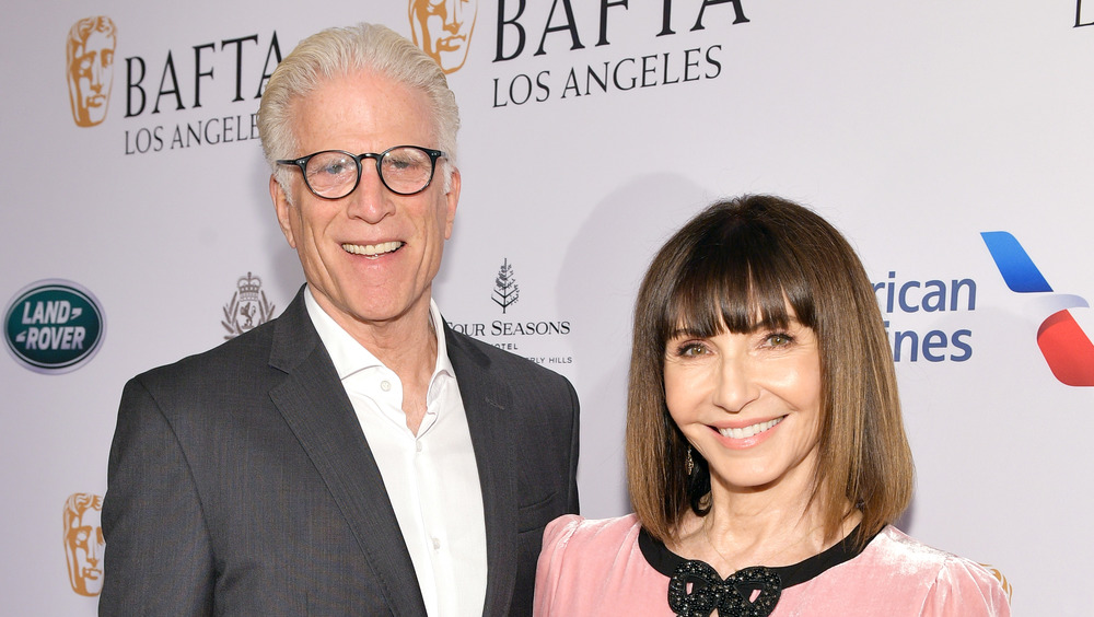 Ted Danson and Mary Steenburgen smiling 