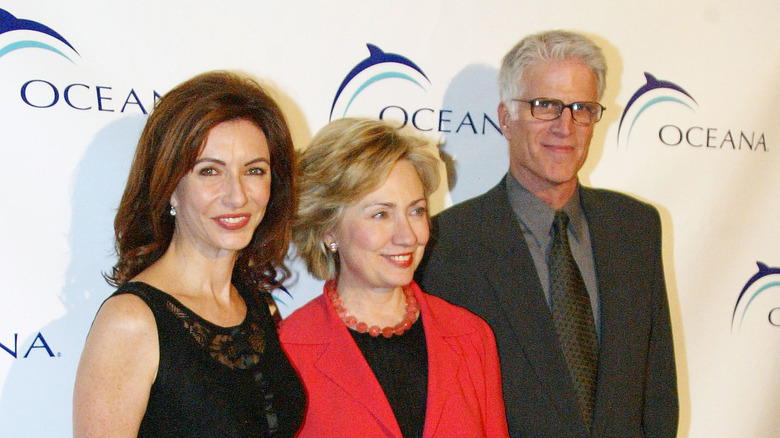 Mary Steenburgen, Hillary Clinton, and Ted Danson