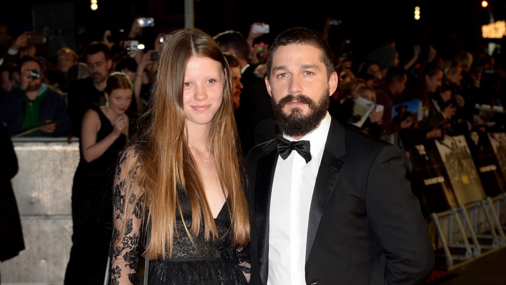 Mia Goth with Shia LaBeouf