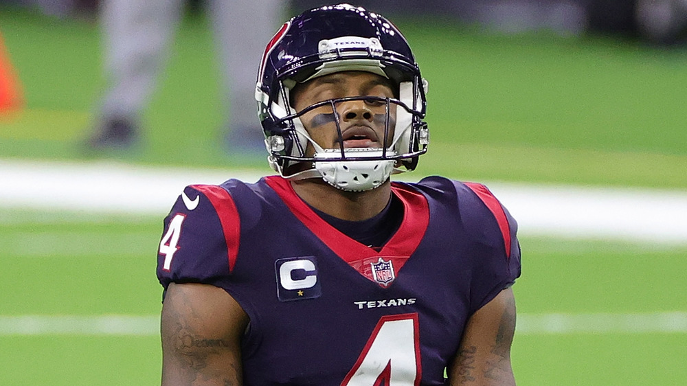 Deshaun Watson suited up for a game 