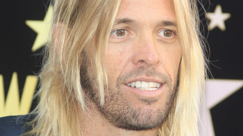 Taylor Hawkins smiles