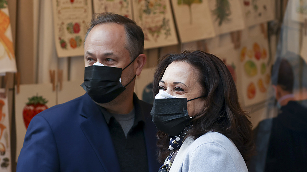 Doug Emhoff and Kamala Harris