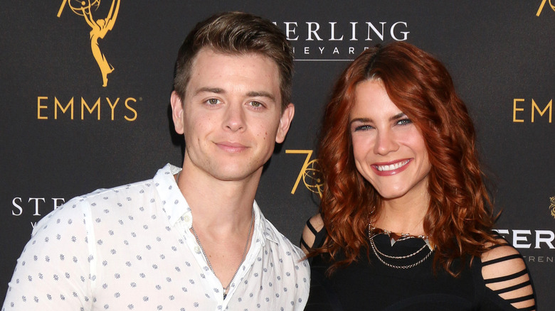 Chad Duell and Courtney Hope red carpet