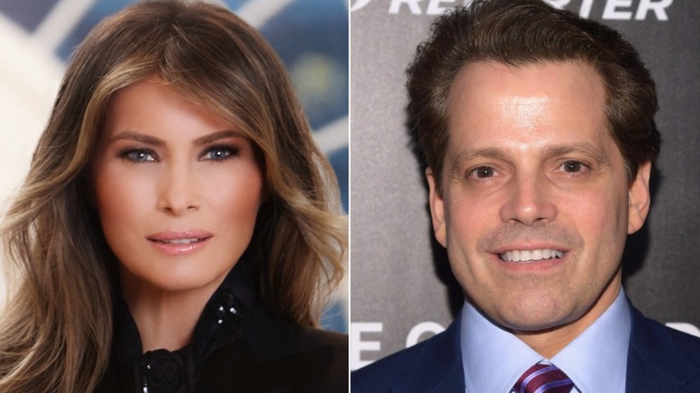 Melania Trump and Anthony Scaramucci; split