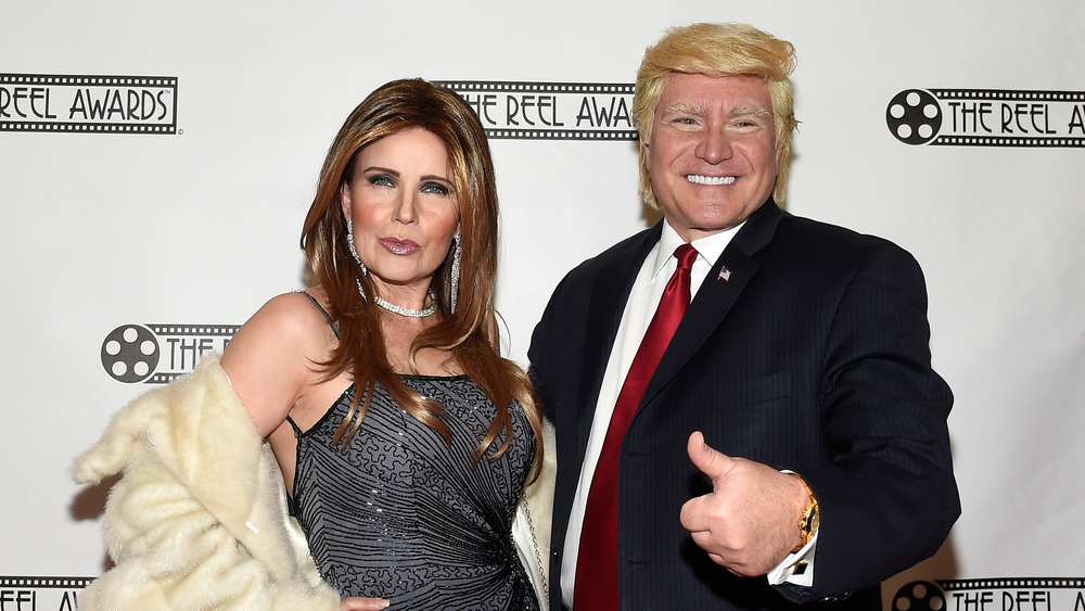 Mycki Manning and Marcel Forestieri as Melania and Donald Trump