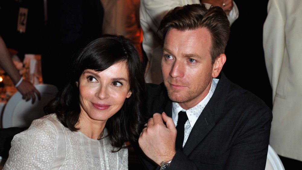 Eve Mavrakis and Ewan McGregor at a Cannes Film Festival dinner in 2012