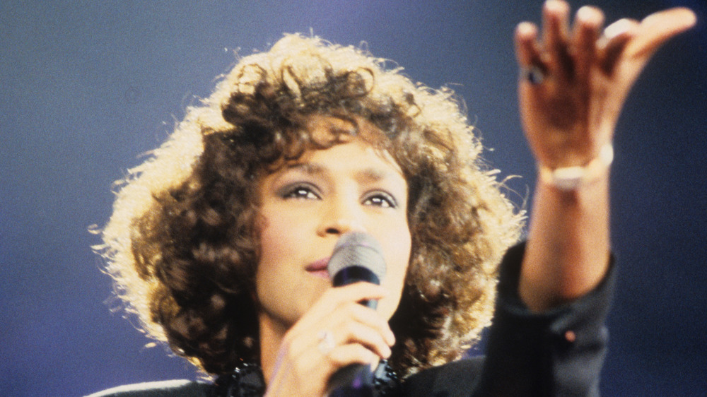 Whitney Houston singing