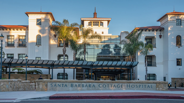 exterior of the hospital where Meghan Markle gave birth