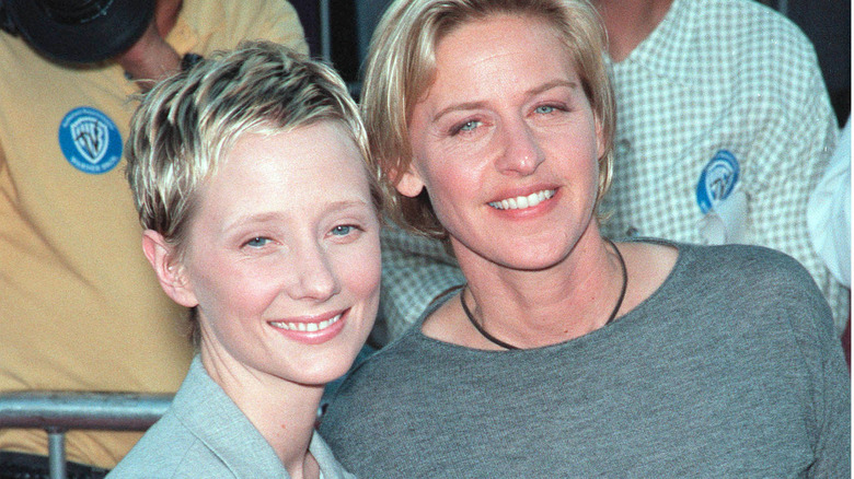 Anne Heche and Ellen DeGeneres in 1999