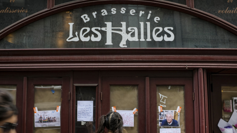 Exterior of Brasserie Les Halles