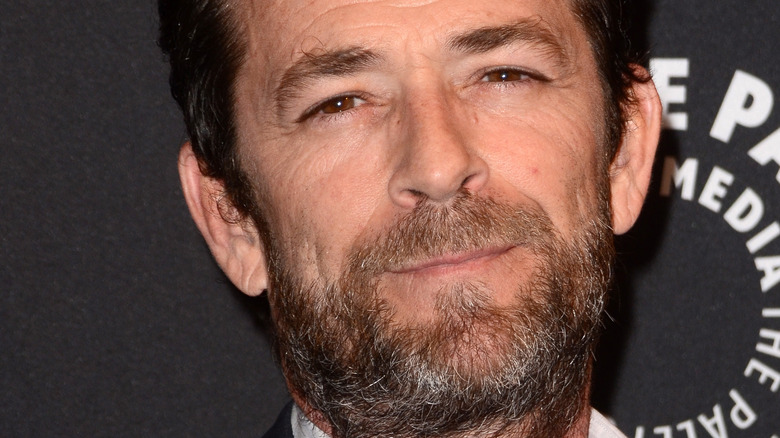 Luke Perry smiling