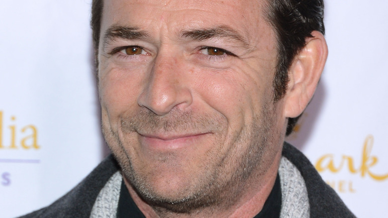 Luke Perry smiling