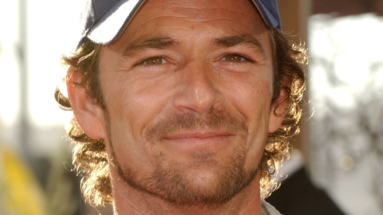 Luke Perry smiling