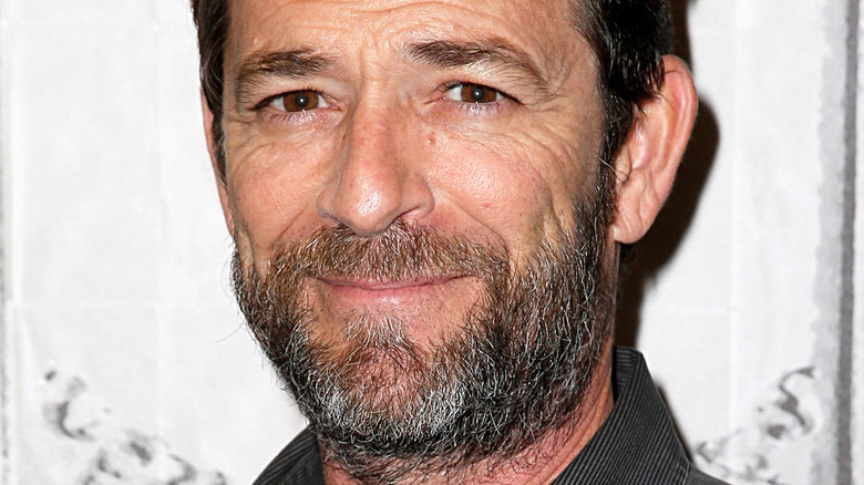 Luke Perry smiling