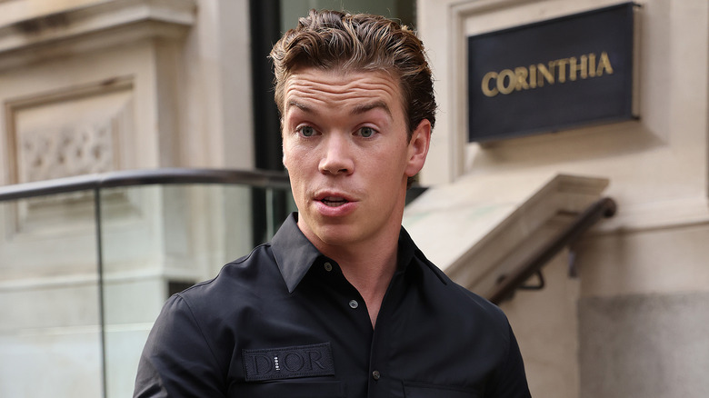 Will Poulter raising eyebrows