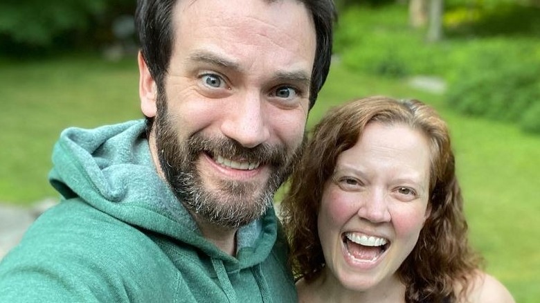 Colin Donnell and Patti Murin at home