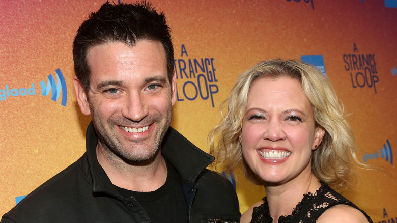 Colin Donnell and Patti Murin smiling