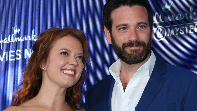 Patti Murin and Colin Donnell at Hallmark event