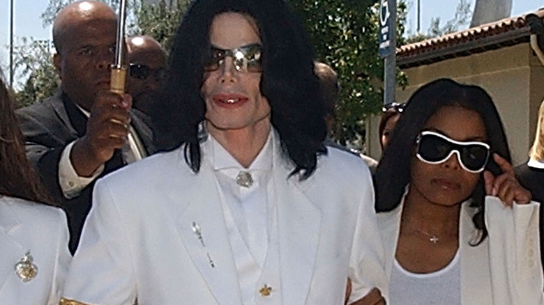 Janet Jackson Michael Jackson walking