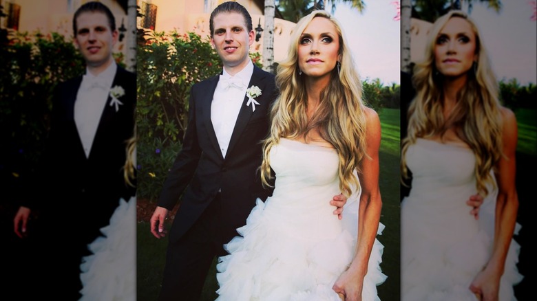 Eric and Lara Trump on their wedding day