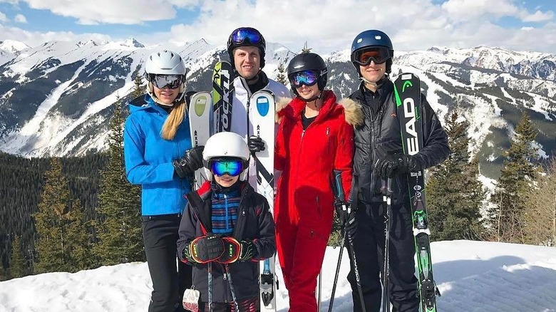 Eric and Ivanka Trump skiing