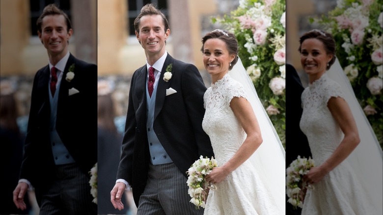 Pippa Middleton and James Matthews on their wedding day