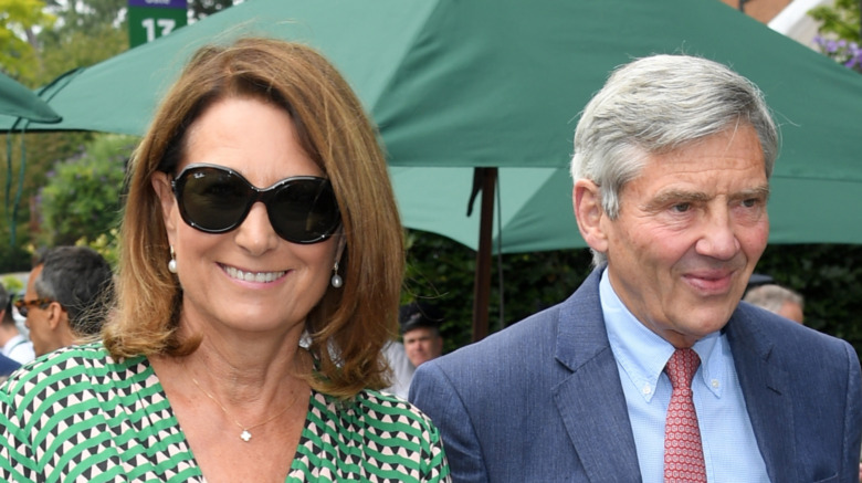 Carole and Michael Middleton at Wimbledon Tennis Championships 2019